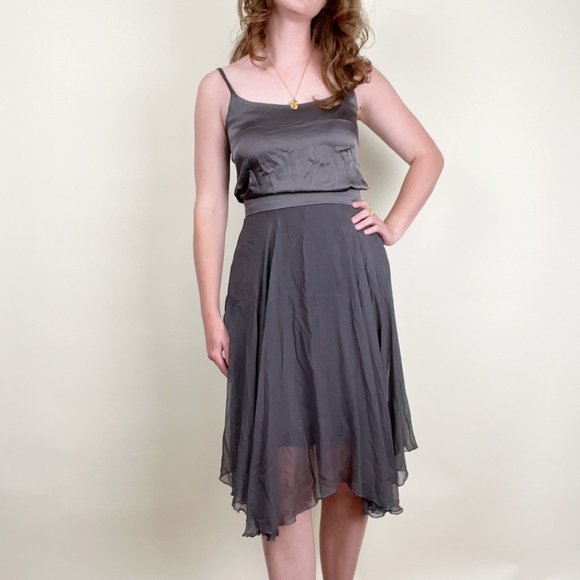 Vintage 100% Silk 4 Piece Set Midi Skirt Sheer Matching Coordinating Formal Chic - Picture 5 of 9